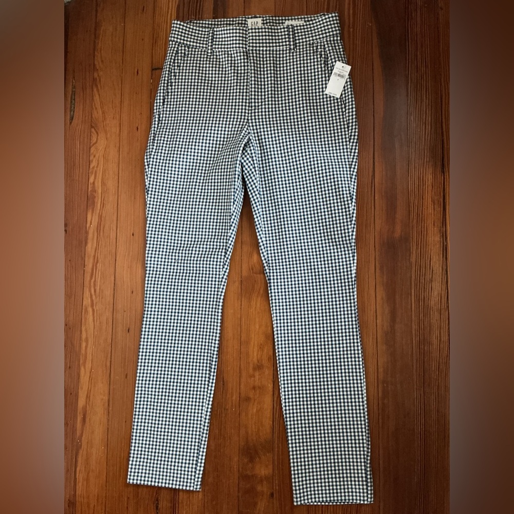 GAP CheckeredSignature Fit Skinny Ankle Pants